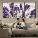 Lavender Canvas Wall Art Flower Print
