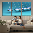 Wall Art Newton's Cradle Canvas Print, Framed Newton Cradle by MyGreatCanvas | Canvas Wall Art Prints | Photo Prints & Wall Decor