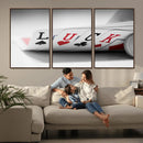 Framed Luck Poker Cards Canvas – Modern Triptych Wall Art,