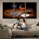 Whiskey Cigar Wall Art Canvas Print Kitchen Wall