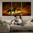 Horse Wall Art Canvas Print, Multi Panel Animal Canvas Print