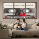 Music Cassette Iconic Wall Art Canvas Print by MyGreatCanvas | Canvas Wall Art Prints | Photo Prints & Wall Decor