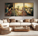 Last Supper Wall Art – Framed Jesus Painting Modern Biblical by MyGreatCanvas | Canvas Wall Art Prints | Photo Prints & Wall Decor