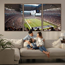 Dallas Cowboys Football Team Print - Arlington AT&T Stadium by MyGreatCanvas | Canvas Wall Art Prints | Photo Prints & Wall Decor