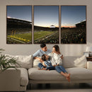 Oregon Ducks Football Team Print - Eugene Autzen Stadium