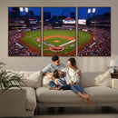 St. Louis Cardinals Baseball Team Print - Busch Stadium Wall by MyGreatCanvas | Canvas Wall Art Prints | Photo Prints & Wall Decor