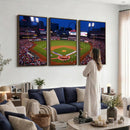 St. Louis Cardinals Baseball Team Print - Busch Stadium Wall