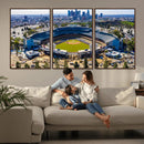 Los Angeles Dodgers Dodger Stadium Wall Art Canvas Print -