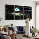 Milwaukee Bucks Basketball Print - Fiserv Forum Stadium Wall