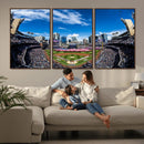 San Diego Padres Baseball Team Print - Petco Park Stadium by MyGreatCanvas | Canvas Wall Art Prints | Photo Prints & Wall Decor