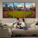 St. Louis Cardinals Baseball Team Print - Busch Stadium Wall by MyGreatCanvas | Canvas Wall Art Prints | Photo Prints & Wall Decor