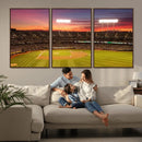 Oakland Athletics Baseball Team Print - Oakland Coliseum