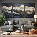 Mountain Wall Art – Modern Abstract Landscape Canvas Print