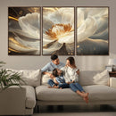 Abstract Floral Wall Art Canvas Print