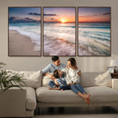 Sunset Beach Wall Art – Soothing Coastal Landscape, Ready to by MyGreatCanvas | Canvas Wall Art Prints | Photo Prints & Wall Decor