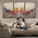 Golden Angel Wings Wall Art Canvas Print – Stunning Abstract by MyGreatCanvas | Canvas Wall Art Prints | Photo Prints & Wall Decor
