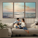 Abstract Ocean Wall Art - Boat Wall Art Canvas Print by MyGreatCanvas | Canvas Wall Art Prints | Photo Prints & Wall Decor