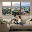 Old Trafford Manchester United Stadium Wall Art Canvas Print