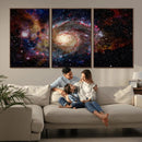 Nebula and Galaxies in Space Wall Art Canvas Print, Spiral