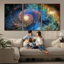 Spiral Galaxy Wall Art Canvas Print