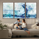 Golf Swing Wall Art Canvas Print - Sports-Inspired