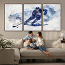 Hockey Player Wall Art Canvas Print - Sports-Inspired