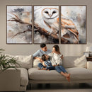 Barn Owl Wall Art | Watercolor Barn Owl Canvas Print | by MyGreatCanvas | Canvas Wall Art Prints | Photo Prints & Wall Decor