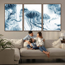 Abstract Jellyfish Canvas Print Wall Art