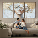 Golden Petal Wall Art - Canvas Print Flower Head Woman by MyGreatCanvas | Canvas Wall Art Prints | Photo Prints & Wall Decor