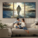 Jesus Walking on Water Wall Art | Canvas Print | Ready to