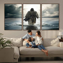 Jesus Walking on Water Wall Art | Canvas Print | Ready to