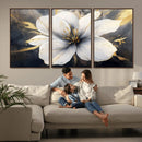 White Flower Wall Art Canvas Print | Ready to Hang | by MyGreatCanvas | Canvas Wall Art Prints | Photo Prints & Wall Decor