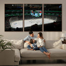 American Airlines Center Dallas Stars Wall Art Canvas Print
