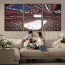 Barton Malow Little Caesars Arena Detroit Wall Art Canvas