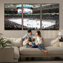 Sharks Arena Blackhawks Sharks Ice Hockey Stadium Wall Art by MyGreatCanvas | Canvas Wall Art Prints | Photo Prints & Wall Decor