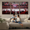Carolina Hurricanes Ice Hockey Stadium Wall Art, Carolina