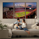 NC State Wolfpack Football Team Print - Raleigh