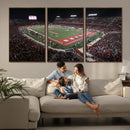Houston Cougars Football Team Print - Houston TDECU Stadium