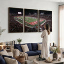 Houston Cougars Football Team Print - Houston TDECU Stadium