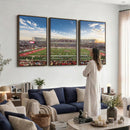 Framed Houston Cougars Football Team Print - Houston TDECU