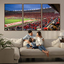 Wisconsin Badgers Football Team Print - Madison Camp Randall by MyGreatCanvas | Canvas Wall Art Prints | Photo Prints & Wall Decor