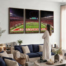 Wisconsin Badgers Football Team Print Canvas- Madison Camp
