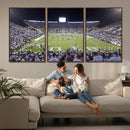 Brigham Young University Cougars Football Print Canvas -