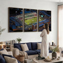 University of North Texas Mean Green Football Artwork,