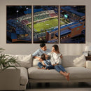 University of North Texas Mean Green Football Artwork,