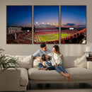 Wolfpack Football Team Wall Art Print - Raleigh