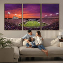 East Carolina University Pirates Football Print Canvas-