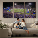 University of Kansas Jayhawks Football Team Print - Lawrence by MyGreatCanvas | Canvas Wall Art Prints | Photo Prints & Wall Decor