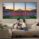 NC State Wolfpack Football Team Print Wall Art - Raleigh