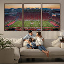 Arizona Wildcats Football Team Print - Tucson Arizona by MyGreatCanvas | Canvas Wall Art Prints | Photo Prints & Wall Decor